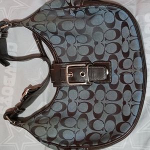 Coach buckle hobo purse